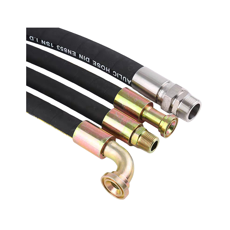 What is the mechanism by which the braiding process of the reinforcing layer of high-pressure rubber hose affects its pressure resistance?